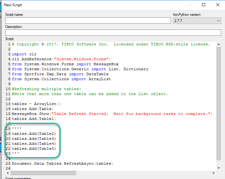 Comment Out Multiple Lines Of IronPython The Analytics Corner